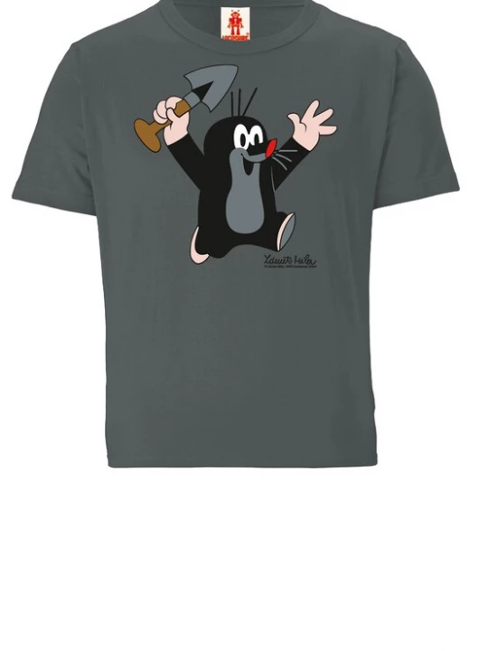 Foto van product LOGOSHIRT Shirt 'Der kleine Maulwurf - Juhu' grijs
