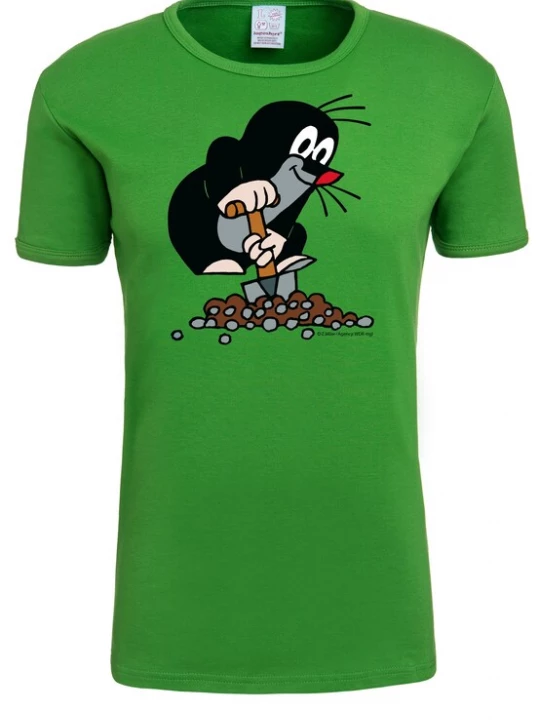 Foto van product LOGOSHIRT Shirt 'Der kleine Maulwurf' olijfgroen / gemengde kleuren