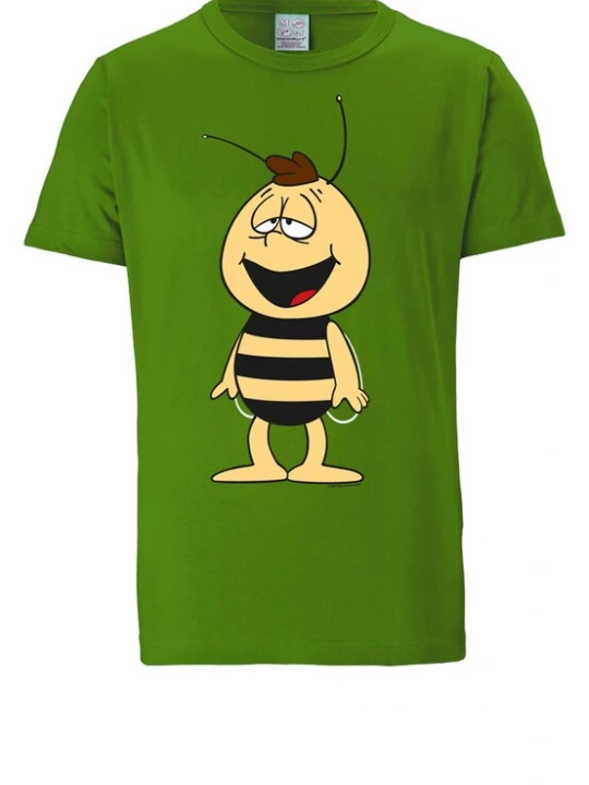 Foto van product LOGOSHIRT Shirt 'Die Biene Maja - Willi' lichtgeel / lichtgroen / zwart