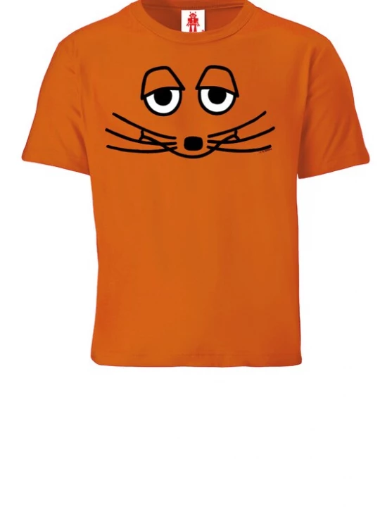 Foto van product LOGOSHIRT Shirt 'Die Maus - Gesicht' oranje