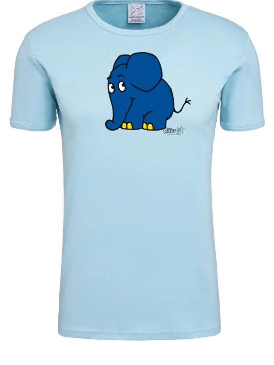 Foto van product LOGOSHIRT Shirt 'Die Sendung mit der Maus - Elefant' lichtblauw