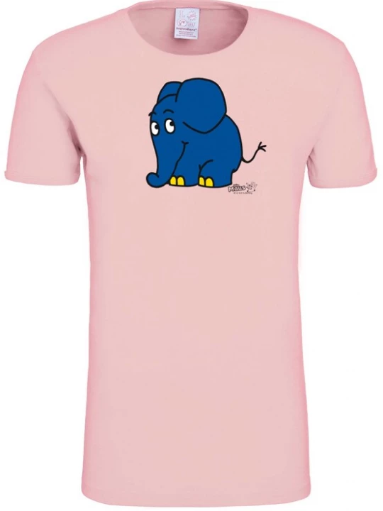 Foto van product LOGOSHIRT Shirt 'Die Sendung mit der Maus - Elefant' lichtroze