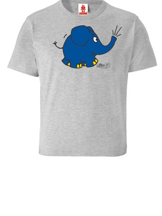 Foto van product LOGOSHIRT Shirt 'Die Sendung mit der Maus - Elefant Törö' grijs