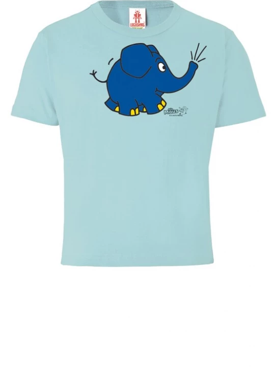 Foto van product LOGOSHIRT Shirt 'Die Sendung mit der Maus - Elefant Törö' lichtblauw