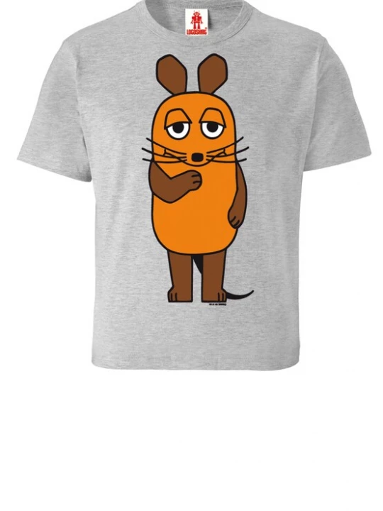 Foto van product LOGOSHIRT Shirt 'Die Sendung mit der Maus - Maus' grijs