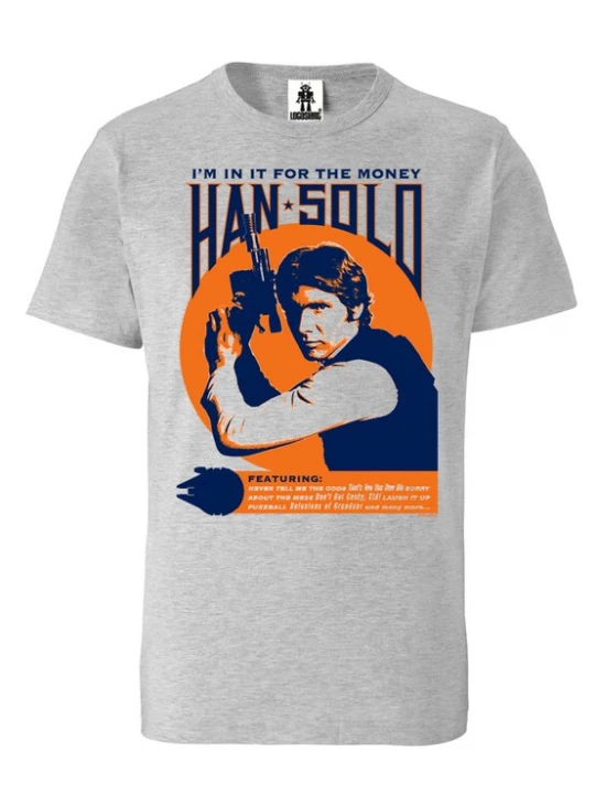 Foto van product LOGOSHIRT Shirt donkerblauw / grijs gemêleerd / oranje
