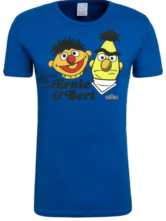 Foto van product LOGOSHIRT Shirt 'Ernie und Bert' blauw