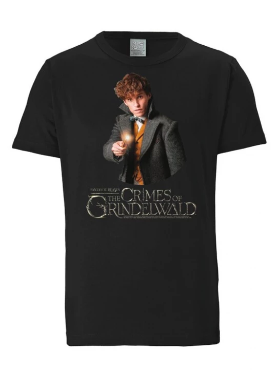 Foto van product LOGOSHIRT Shirt 'Fantastic Beasts – Newt Scamander' zwart