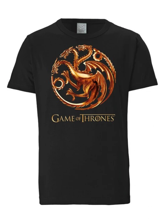 Foto van product LOGOSHIRT Shirt 'Game of Thrones' brons / zwart