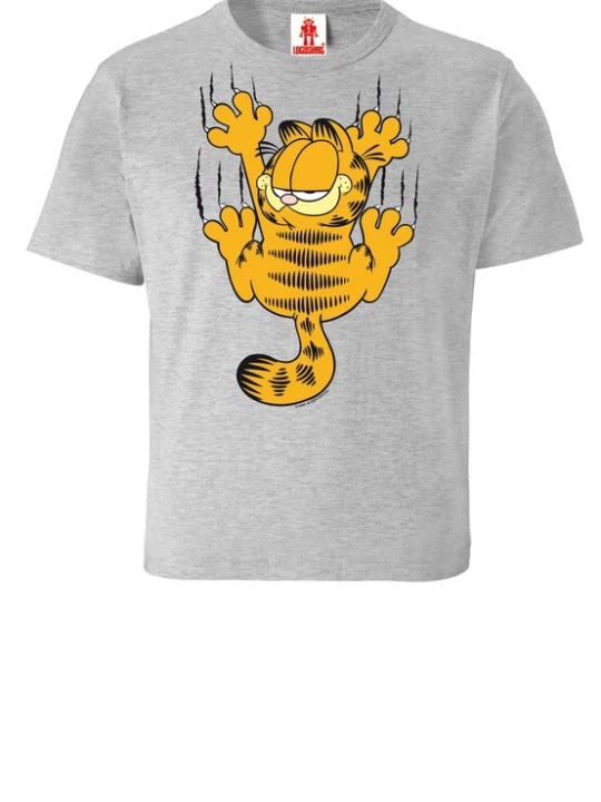 Foto van product LOGOSHIRT Shirt 'Garfield Scratches' grijs