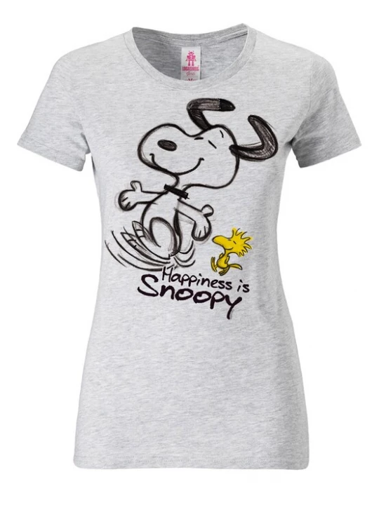 Foto van product LOGOSHIRT Shirt geel / grijs / zwart
