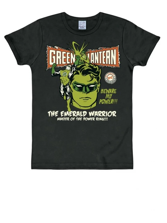 Foto van product LOGOSHIRT Shirt 'Green Lantern Power' karamel / appel / zwart / wit