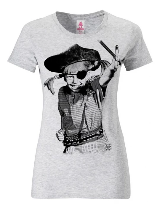 Foto van product LOGOSHIRT Shirt grijs gemêleerd / zwart