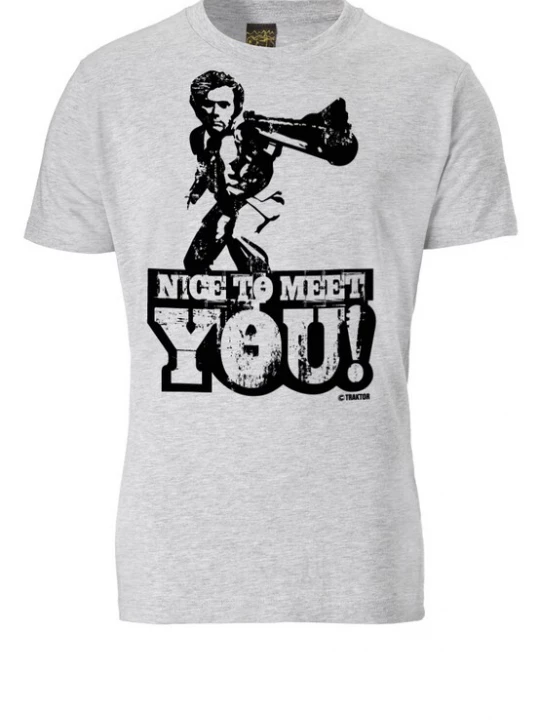 Foto van product LOGOSHIRT Shirt grijs / grijs gemêleerd / zwart
