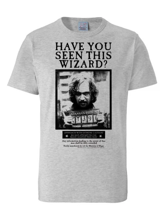 Foto van product LOGOSHIRT Shirt grijs / zwart