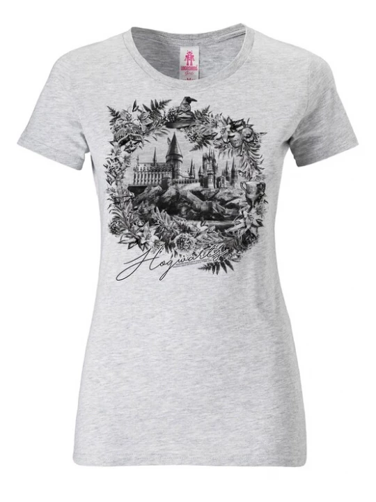 Foto van product LOGOSHIRT Shirt grijs / zwart