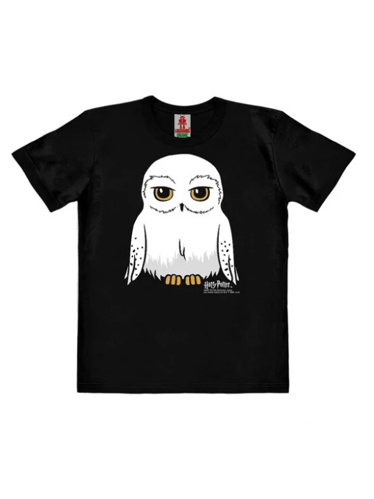 Foto van product LOGOSHIRT Shirt 'Harry Potter – Hedwig' zwart / wit