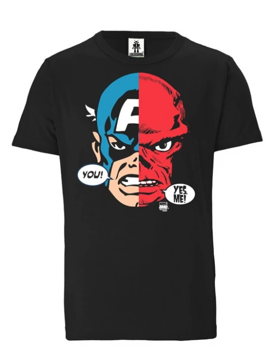 Foto van product LOGOSHIRT Shirt hemelsblauw / rood / zwart / wit