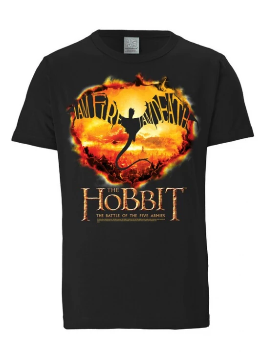 Foto van product LOGOSHIRT Shirt 'Hobbit' oranje / rood / zwart