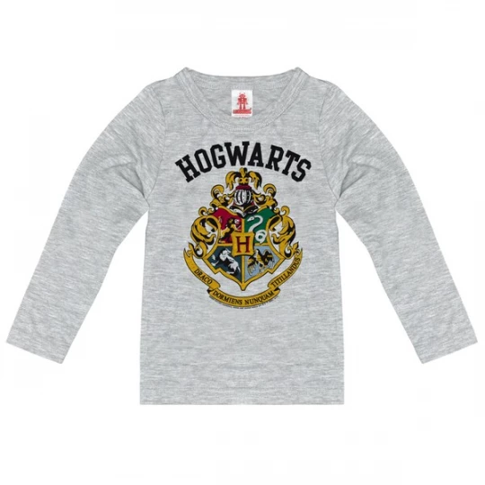 Foto van product LOGOSHIRT Shirt 'Hogwarts' grijs
