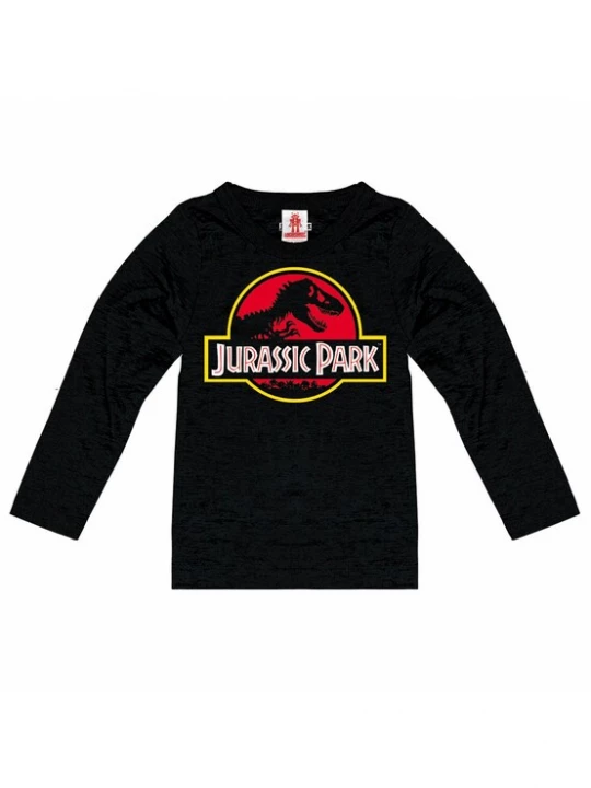 Foto van product LOGOSHIRT Shirt 'Jurassic Park Logo' zwart