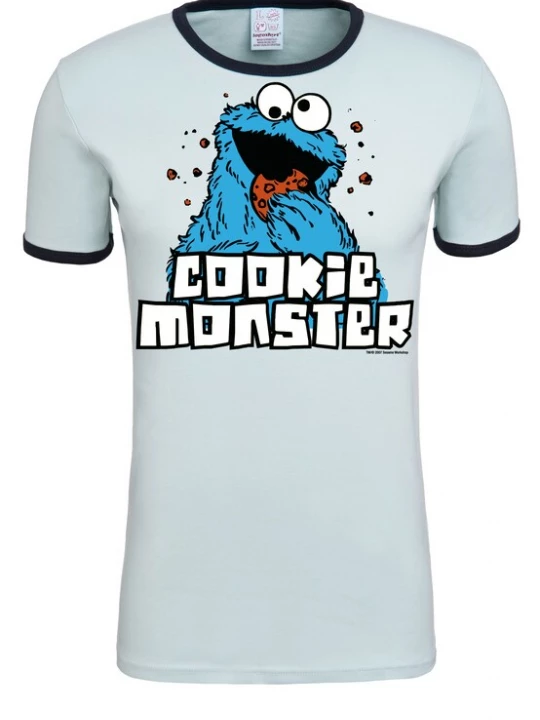 Foto van product LOGOSHIRT Shirt 'Krümelmonster' lichtblauw