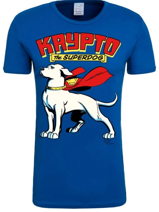 Foto van product LOGOSHIRT Shirt 'Krypto the Superdog' blauw
