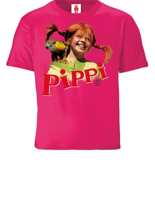 Foto van product LOGOSHIRT Shirt 'Langstrumpf & Herr Nilsson' pink
