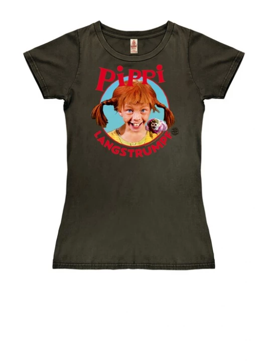 Foto van product LOGOSHIRT Shirt 'Langstrumpf' zwart