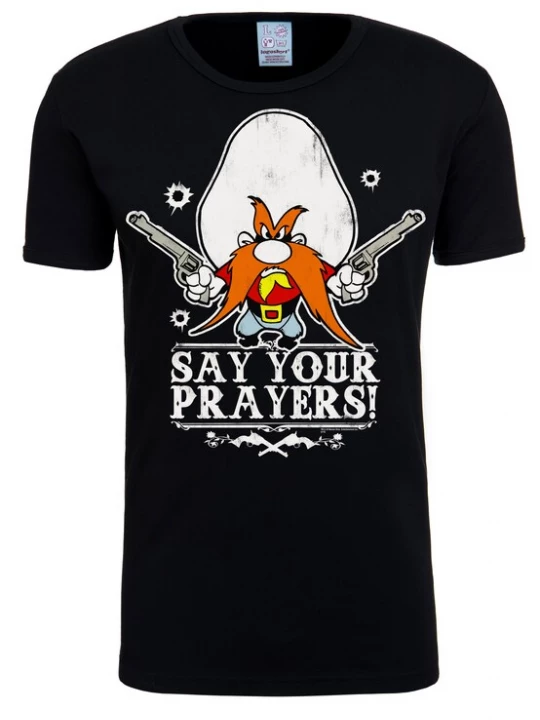 Foto van product LOGOSHIRT Shirt 'Looney Tunes – Say Your Prayers' zwart