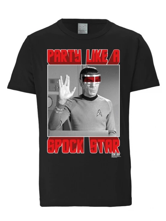 Foto van product LOGOSHIRT Shirt lichtrood / zwart