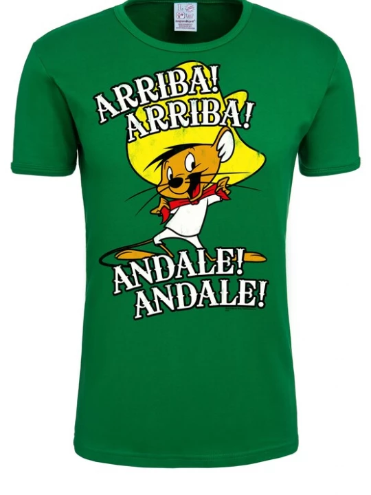 Foto van product LOGOSHIRT Shirt 'Arriba! Andale!' groen / gemengde kleuren