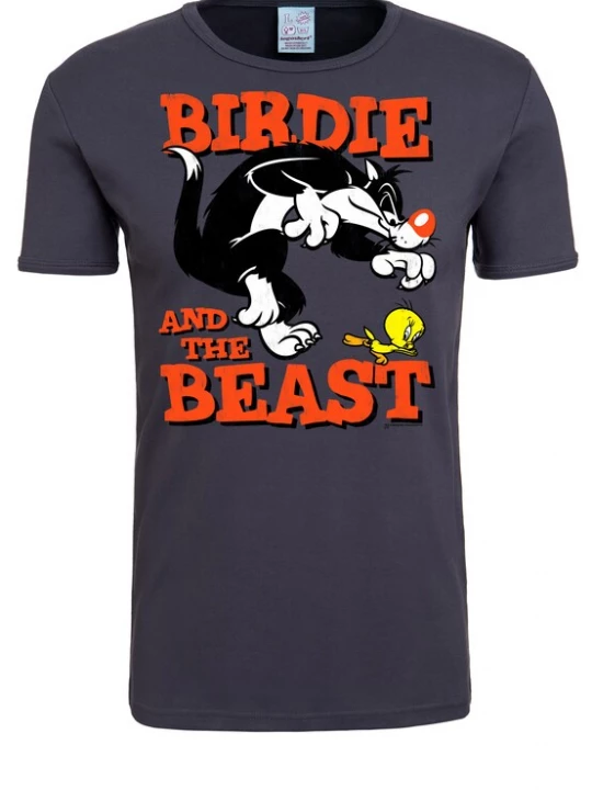 Foto van product LOGOSHIRT Shirt 'Looney Tunes' blauw / grijs / gemengde kleuren