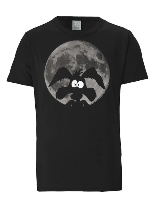 Foto van product LOGOSHIRT Shirt 'Looney Tunes - Coyote Mond' zwart