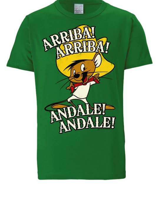 Foto van product LOGOSHIRT Shirt 'Looney Tunes - Speedy Gonzales' groen