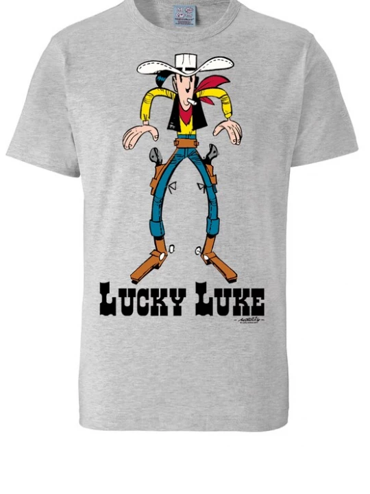 Foto van product LOGOSHIRT Shirt 'Lucky Luke Colt' grijs