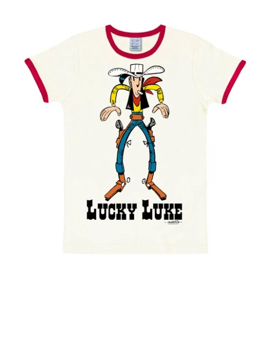 Foto van product LOGOSHIRT Shirt 'Lucky Luke' gemengde kleuren / wit