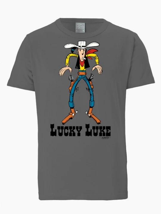 Foto van product LOGOSHIRT Shirt 'Lucky Luke' grijs