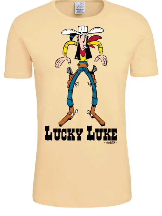 Foto van product LOGOSHIRT Shirt 'Lucky Luke Showdown' beige / gemengde kleuren