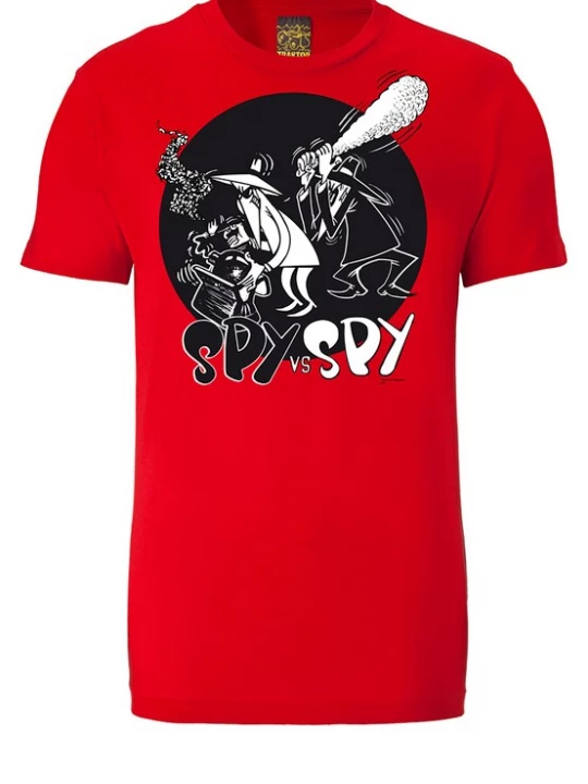 Foto van product LOGOSHIRT Shirt 'Mad - Spy vs Spy' rood