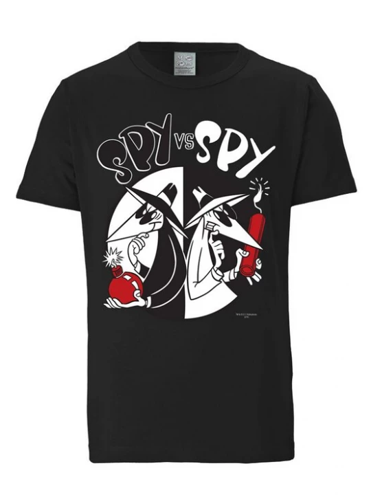 Foto van product LOGOSHIRT Shirt 'Mad - Spy vs. Spy' zwart