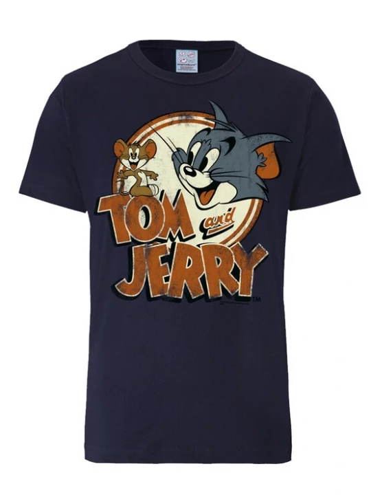 Foto van product LOGOSHIRT Shirt marine / roestbruin / donkergrijs