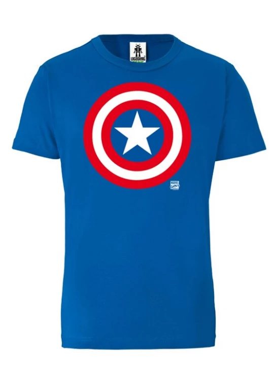 Foto van product LOGOSHIRT Shirt 'Marvel Comics' blauw / rood / wit