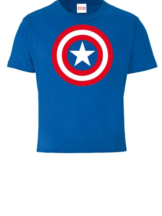 Foto van product LOGOSHIRT Shirt 'Marvel Comics' blauw / rood / wit