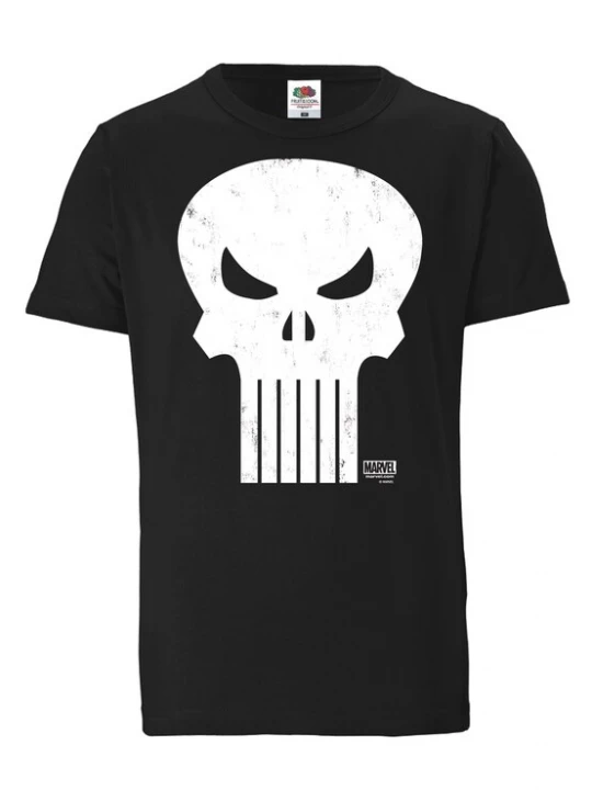 Foto van product LOGOSHIRT Shirt 'Marvel Comics - Punisher' zwart