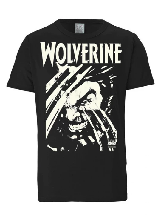 Foto van product LOGOSHIRT Shirt 'Marvel Comics - Wolverine' zwart