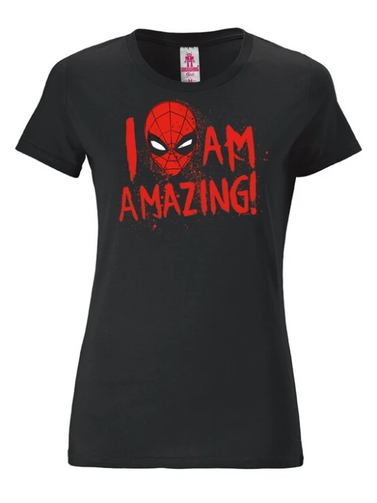 Foto van product LOGOSHIRT Shirt 'Marvel Comics' zwart