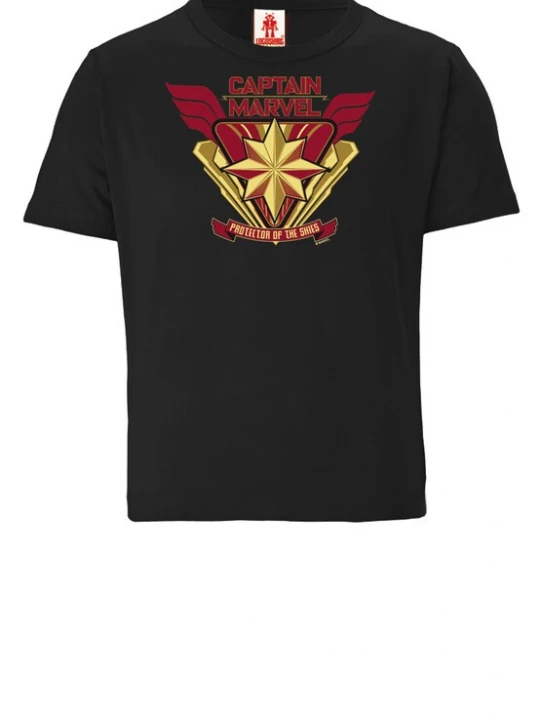 Foto van product LOGOSHIRT Shirt 'Marvel Comics' zwart