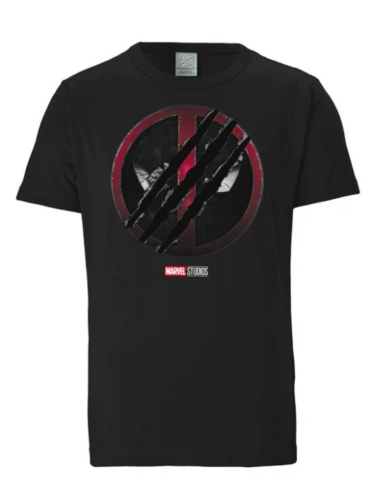 Foto van product LOGOSHIRT Shirt 'Marvel - Deadpool & Wolverine' gemengde kleuren / zwart