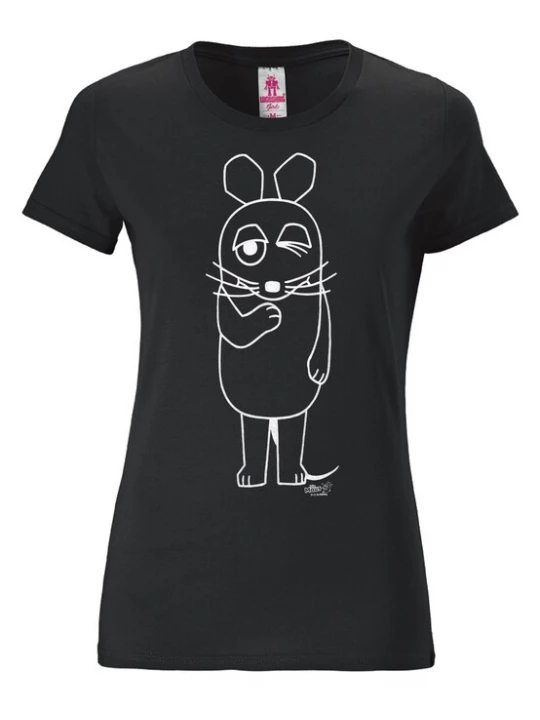 Foto van product LOGOSHIRT Shirt 'Maus' zwart